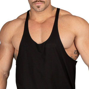 Camiseta sin mangas para hombre de Color liso profesional más vendida, logotipo impreso de calidad fina, fabricante, diseño único para camiseta sin mangas para hombre - Product Image 5