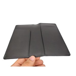 High Quality RFID Protected Genuine Leather Card Passport <b>Wallet</b> <b>Long</b> Travel Foldable Design Premium <b>Men's</b> <b>Wallet</b> OEM Factory - Product Image 3