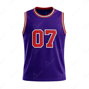 Camiseta de baloncesto con número personalizado de alto rendimiento, Color personalizado para hombres de talla grande, ropa deportiva transpirable de secado rápido de verano - Product Image 2