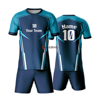 Ensemble de maillots de football pour jeunes et adultes, impression par transfert thermique personnalisée, respirant, séchage rapide, tenue de sport de football