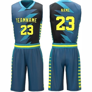 Uniforme de basket-ball sans manches respirant conçu sur mesure ensemble de vêtements de sport de grande taille à quantité minimale de commande basse pour l'été - Product Image 1