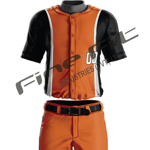 ชุดเครื่องแบบทีมเบสบอลของผู้ชายชุดเสื้อคอวีและกางเกงระบายอากาศใส่สบายสำหรับกีฬาเบสบอลของสโมสร - Product Image 2