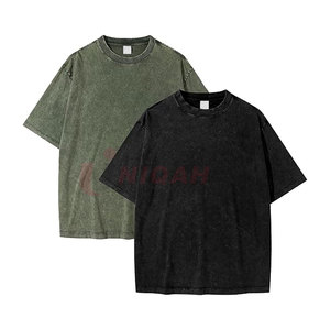 เสื้อยืดวินเทจขนาดใหญ่สำหรับผู้ชายและผู้หญิงทรงโอเวอร์ไซส์พร้อมแขนสั้นคลาสสิกสำหรับผู้ชายสไตล์ทางการ - Product Image 1
