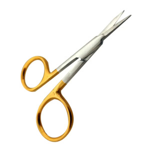 Tijeras de manicura de alta calidad para bebés, tijeras cosméticas de acero inoxidable para cutículas de uñas y cejas con mango de acero - Product Image 4