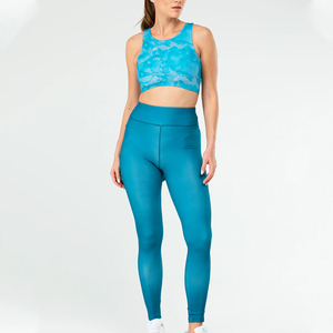 Couleur personnalisée été femmes Yoga ensemble Sportswear Fitness Gym course costume vêtements d'exercice Yoga ensembles Yoga ensembles - Product Image 5