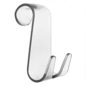 Colgador de Baño Transparente Jack A110200TR 6.4x1.1x8.5cm para Toalleros Idro Bric - Product Image 2