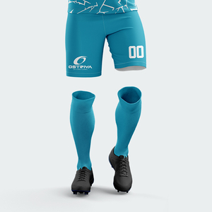 Custom Printed Front Soccer Jersey <b>Shorts</b> Set High Quality Breathable Anti-Bacterial Quick Dry 100% <b>Polyester</b> Uniform Custom - Product Image 5