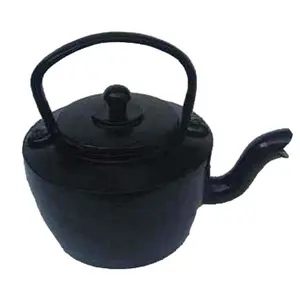 קנקן תה מברזל יצוק קנקן תה פליז קסום תוצרת סרט "KUM THE TEA PIT" סטים של קומקום תה ותה בציפוי כסף עם הלוגו שלך
