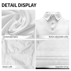 Vêtements de sport de golf décontractés personnalisés pour hommes, vêtements de sport à motif solide pour polo T-Shirt Homme pour polo avec sublimation - Product Image 6