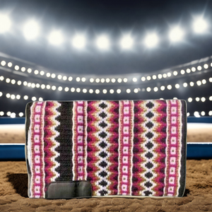 Couverture de selle en laine artisanale de qualité supérieure Style occidental Trail Riding Show Polycotton Gear pour les professionnels de l'équitation - Product Image 1