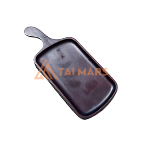 Tabla de embutido de bambú Koa Acacia personalizada a granel, mini tabla de cortar de madera para exhibición de queso y carne con logotipo personalizado - Product Image 4