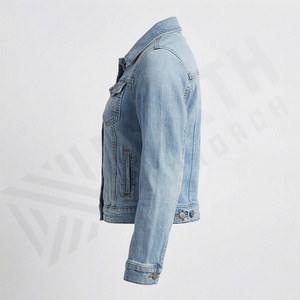 Elegant Women Winter Collar Denim Jacket Loose Short Outerwear Belt Zipper Fashion Stylish <b>Coat</b> High Quality Streetwear Apparel - Product Image 3