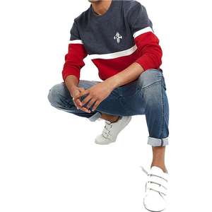 2025 más vendidos 100% algodón de alta calidad transpirable logotipo personalizado O, cuello manga larga de Color sólido por ATLANTIC - Product Image 2