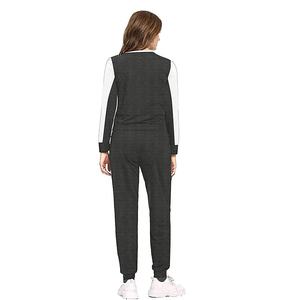 Survêtement 2 pièces pour femme, tenue de sport, bon marché, avec impression de Logo personnalisé, tendance, vente en gros - Product Image 3