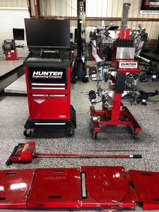 Hunter <b>Tire</b> Alignment <b>Machine</b> with Sensors and Wheel Balancer Tools for Car <b>Tires</b> - Product Image 6