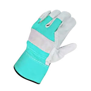 Guantes de trabajo de tela de cuero de alta calidad, protección de seguridad, construcción industrial, mecánico, jardinería, venta al por mayor, último diseño - Product Image 6