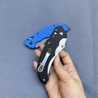 Couteau tactique OEM en acier inoxydable 3Cr13 avec manche G10, couteau personnalisable, couteau de poche EDC portable pour utilisation en extérieur