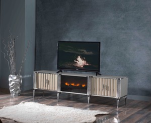 Elegante UNIDAD DE TV con Panel de madera de diseño europeo, muebles de sala de estar bellamente diseñados para el hogar, escuela, Hospital, almacén, uso - Product Image 6