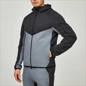 Conjunto Deportivo Unisex de Invierno, Transpirable, 100% Algodón, con Capucha, para Gimnasio, Fitness, Ropa Deportiva, Cálido, para Entrenamiento - Product Image 5