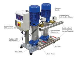 DC-MV de refuerzo Vertical para edificios comerciales, apartamentos multisuelo, riego, transferencia, bomberos, alta calidad - Product Image 2