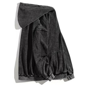 Sudaderas con Lavado Ácido para Hombre y Mujer, Diseño de Camuflaje Bordado, Invierno, Casual, Térmicas, Mezcla de Algodón, Impresión Digital - Product Image 5