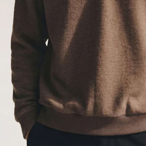 Suéter de Hombre de Manga Larga con Cuello Doble, Cuello Alto Simulado con Cierre, Cuello Plegable, Cálido, con Puños Acanalados y Dobladillo Elástico - Product Image 3