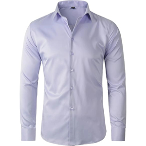 Chemises habillées pour hommes de haute qualité, personnalisables, coupe ajustée, décontractées, formelles, professionnelles, en coton, vêtements de travail, chemise à manches courtes - Product Image 2