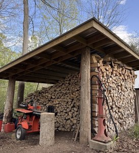 Hardwood Firewood Logs Stackable Storage <b>Crate</b> Outdoor Wood Rack. - Product Image 1