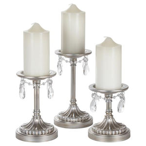 Bougeoir pilier en métal laiton antique pour mariages en fer durable - Product Image 6