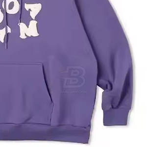 Dernier Style Personnalisé Couleur Puff Impression Hoodies En Gros Personnalisé Hommes Puff Impression Hoodies - Product Image 3