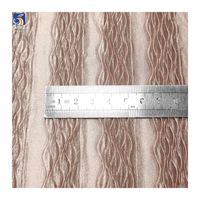 YX928-1 2025 nouveaux produits ondulé plissé rayé Satin tissu européen français femmes haut de gamme fête jupe Satin plissé tissu