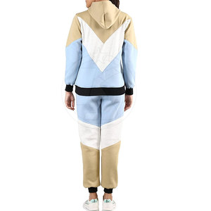 Activewear Custom Logo <b>Plus</b> <b>Size</b> <b>Women</b> Polyester <b>Tracksuits</b> Zipper Stand Collar Jogging Set For <b>Women's</b> - Product Image 2