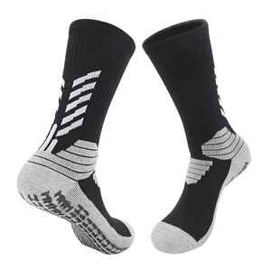 2025 Hot Selling High Quality Custom Sport Grip Socks Anti <b>slip</b> Athletic Football Socks With Custom logo - Product Image 2