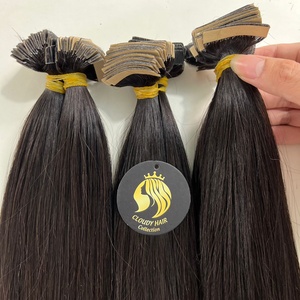 Raw Vietnamese Hair Soft Wave Top Quality Raw Hair Fast Shipping Super Double Drawn Hair Straight Tape Ins Hair Extensions - Product Image 3