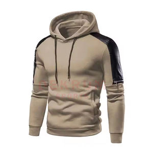 Survêtements décontractés pour hommes en coton éponge, tendance hiver, manches longues, coupe régulière, respirants, écologiques - Product Image 1