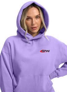 เสื้อฮู้ดผู้หญิงขายส่ง ไซส์ใหญ่ ทรงปกติ ผ้าฝ้าย 100% เสื้อฮู้ดสตรีทแวร์ แจ็คเก็ตผ้าฟลีซ สกรีนลายด้านหน้า สำหรับฤดูหนาว - Product Image 6