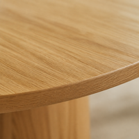 Table à manger ovale extensible moderne en MDF avec plateau en placage de bois grainé, gain de place, pour la maison, le restaurant, la cuisine, 4/6/8 places