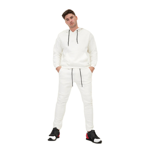 Pull à capuche décontracté pour hommes, tissu polaire d'hiver en coton et polyester, logo personnalisé, pulls à capuche thermiques - Product Image 2