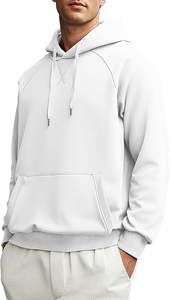Sudaderas con capucha informales de invierno para hombre, forro polar de poliéster/algodón de Color sólido, ajuste Regular con diseño de bolsillo, transpirable, ecológico, de secado rápido - Product Image 3