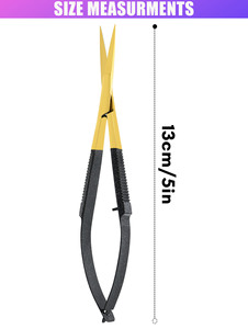 ที่มีคุณภาพสูงที่ดีในฤดูใบไม้ผลิกรรไกรตัดขนแหวนนาโนและลูกปัดต่อเครื่องตัดด้ายไม่ลื่น - Product Image 3