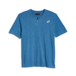 Camiseta de hombre de ajuste cómodo sólido de moda de tela de punto ligera de algodón 100% de alta calidad OEM - Product Image 6