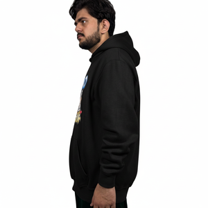 Sudadera con Capucha de Forro Polar 100% Algodón de 380 g/m² para Hombre, Diseño Gráfico Personalizado Bordado, Sudadera Básica de Invierno - Product Image 3