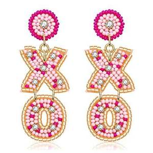 Boucles d'oreilles en perles faites à la main de qualité supérieure en gros, bijoux bohèmes chics à prix abordable - Product Image 2