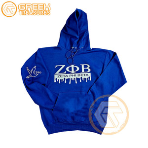 เสื้อฮู้ดผู้หญิง Zeta Phi Beta ราคาประหยัดสำหรับฤดูหนาว คุณภาพสูง ผลิตตามสั่ง เสื้อผ้าชมรม 100% ผ้าฝ้าย ระบายอากาศได้ดี - Product Image 1