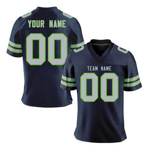 Latest Design American Football Jersey Polyester Material High Quality <b>Light</b> Weight <b>Cheap</b> Price American Football Jersey - Product Image 3