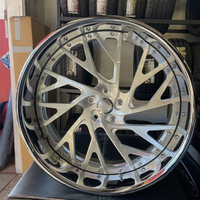 Jantes personnalisées de 20, 22, 24, 26, 28 pouces à déport profond, 7, 8, 9 lèvres, en alliage, pour voitures particulières et camions Chevrolet