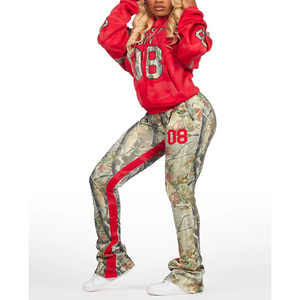 Conjunto Deportivo para Mujer, Estilo Informal, Suave, Cómodo y Transpirable, para Viajes, Fitness y Running - Product Image 3