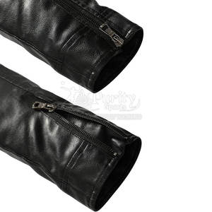 Meilleure veste en cuir légère High Street avec logo avant Nouveau style d'hiver pour hommes - Product Image 4