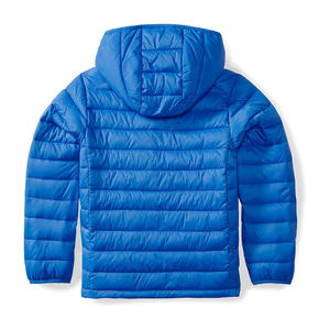 แจ็คเก็ตพัฟเฟอร์ผู้ชายสีน้ำเงินแบบขายส่ง ออกแบบเองได้ คุณภาพสูง สวมใส่สบาย กันลม - Product Image 5