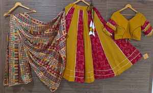 Ropa de mujer Navratri Colección especial Lehenga Especial Digital Impreso Ropa de fiesta atractiva y Sider Wear Lehenga Choli - Product Image 5